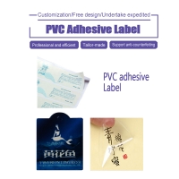 PVC adhesive label