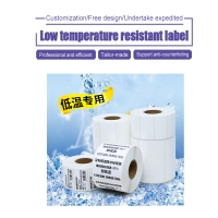 Low temperature resistant label